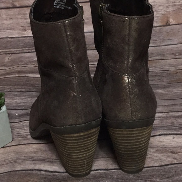 Adam Tucker metallic brown piston bootie sz 11 - Picture 5 of 7